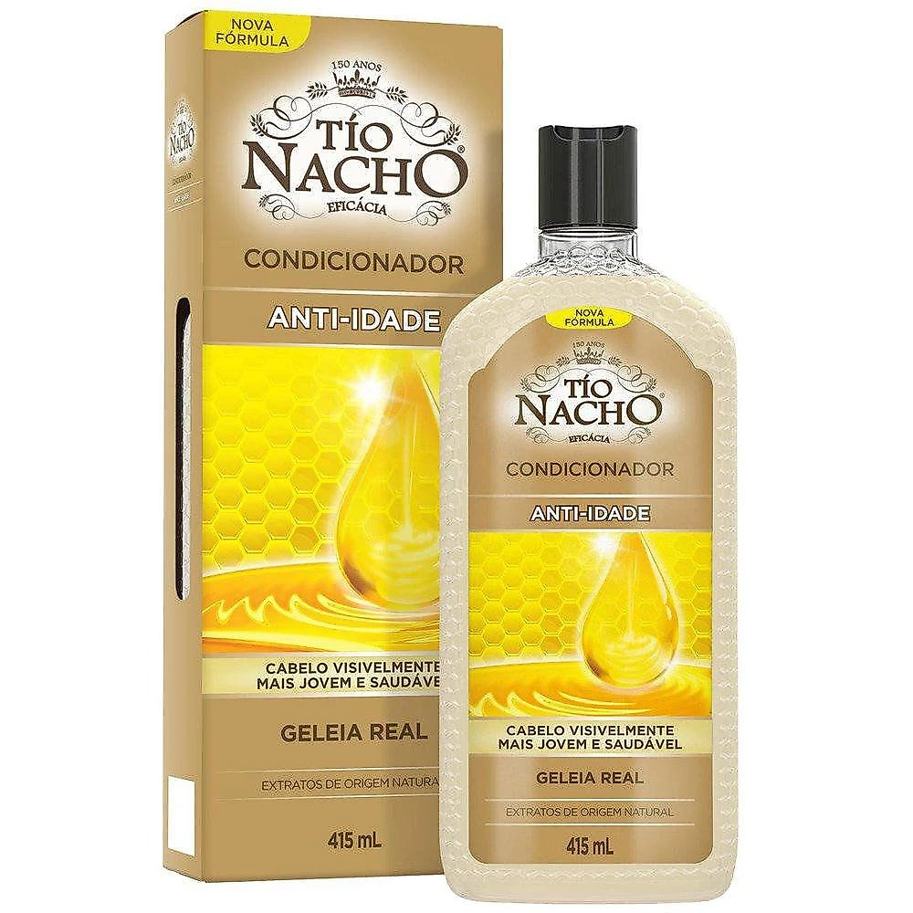 Tio nacho condicionador anti-idade nutrição e brilho 415ml