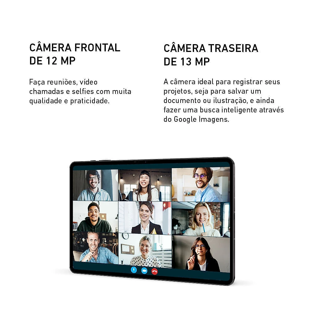 Tablet VAIO TL12 128GB 8GB RAM - 5G - Teclado Magnético e Caneta - Tela AMOLED 12.6” 2.5K - Preto