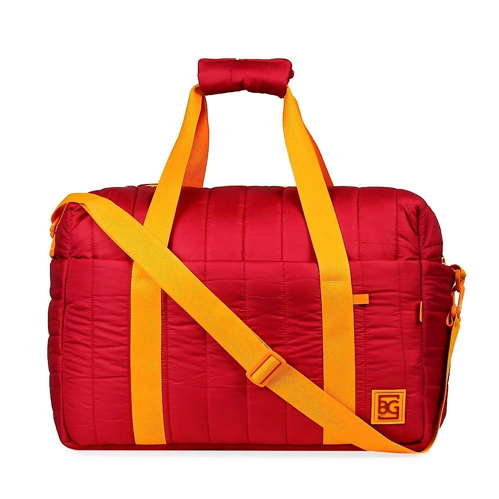 Bolsa de viagem média puff oficial bbb 26 bagaggio vermelha vermelho - m