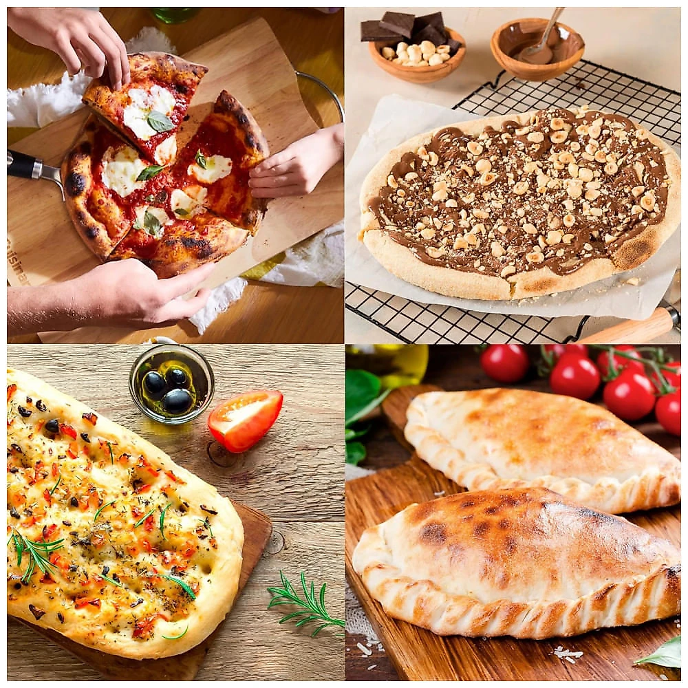 Forno de Pizza Portátil de Bancada em Aço Inoxidável Cuisinart CPZ120, 110V 1800W Prata