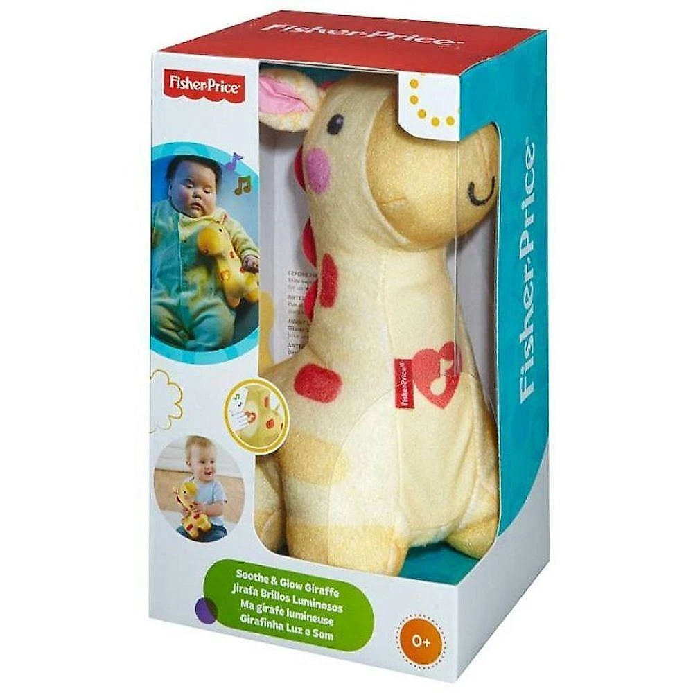 Pelúcia com Sons Cavalo Marinho Soothe & Glow Amarelo Fisher Price Mattel