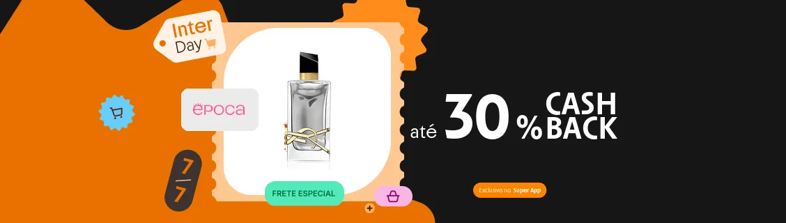 Epoca até 30% de cashback