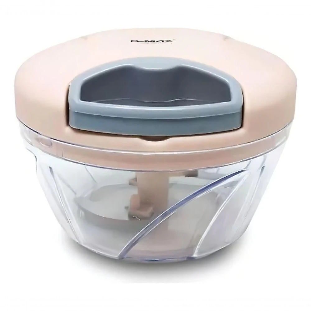 Processador de Alimentos Manual Processador Alho Verduras Frutas 3 Lâminas 500ML em Plástico