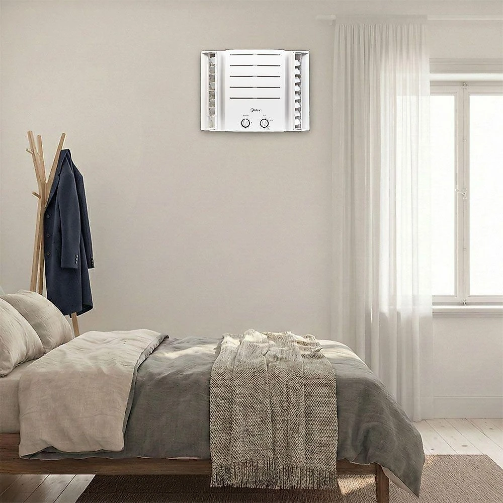 Ar condicionado janela mecânico midea 10000 btus frio 127v qcl108bb
