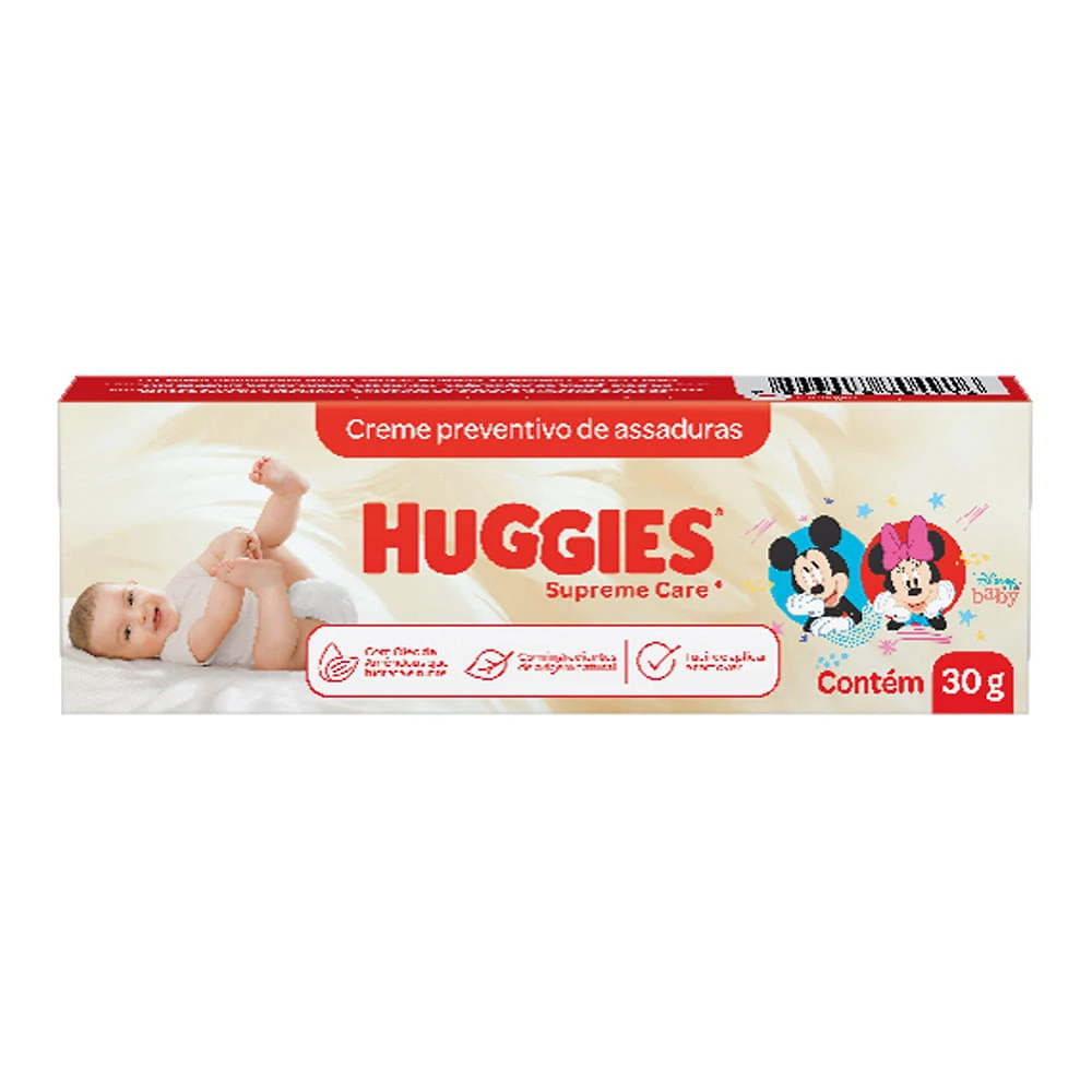 Creme Preventivo de Assaduras Huggies Supreme Care 30g