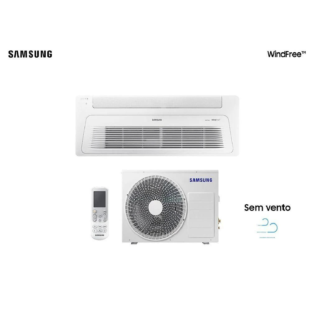 Ar Condicionado Cassete 1 Via Samsung Windfree 18000 BTUS Quente Frio 220V