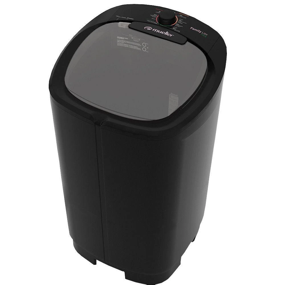 Lavadora Semiautomática Mueller 10kg Family Lite Preto 110V