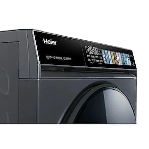 Lava e Seca Haier 12kg/7kg Inverter HWD120W Painel Digital Cinza 110V
