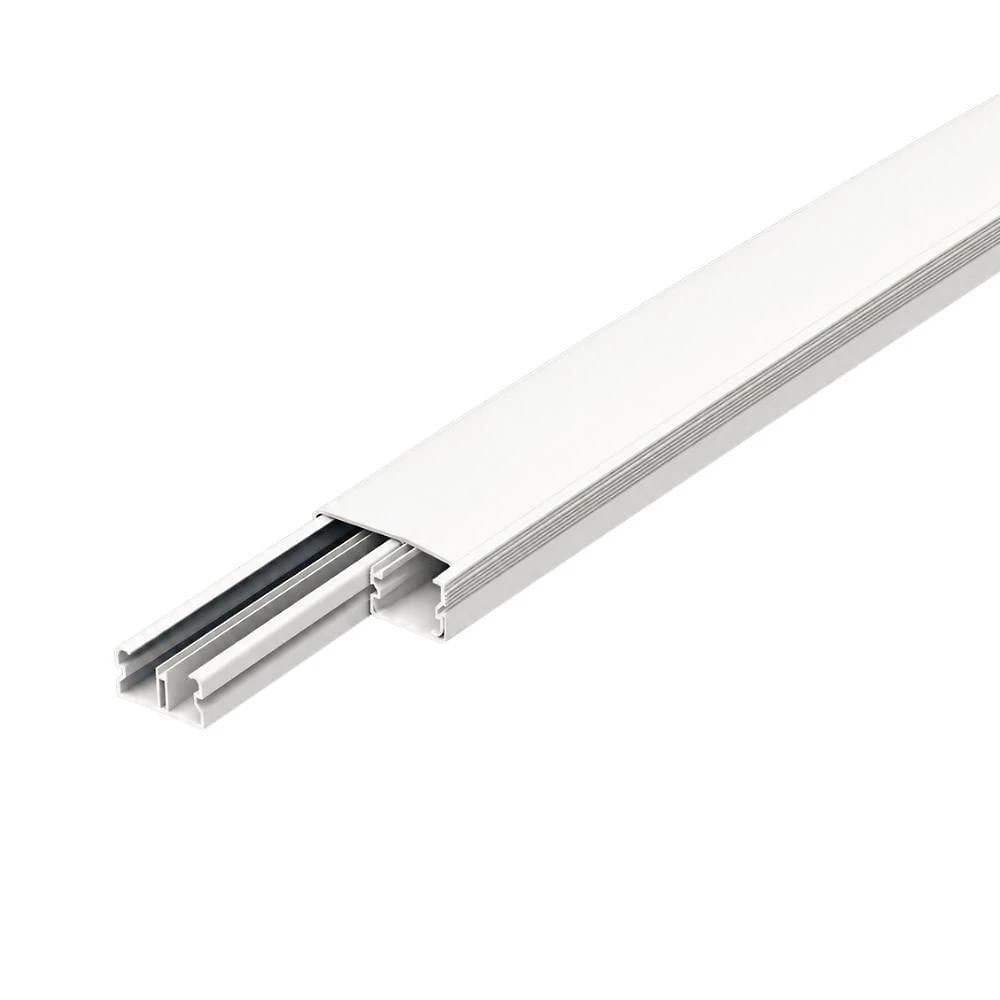 Canaleta Externa 361-2-E para Fios com Divisoria Branco 20X10X2000MM Enerbras