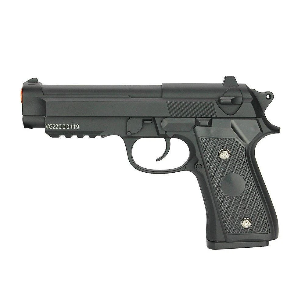 Pistola De Airsoft Pt92 V22 Full Metal Spring 6mm - Vigor