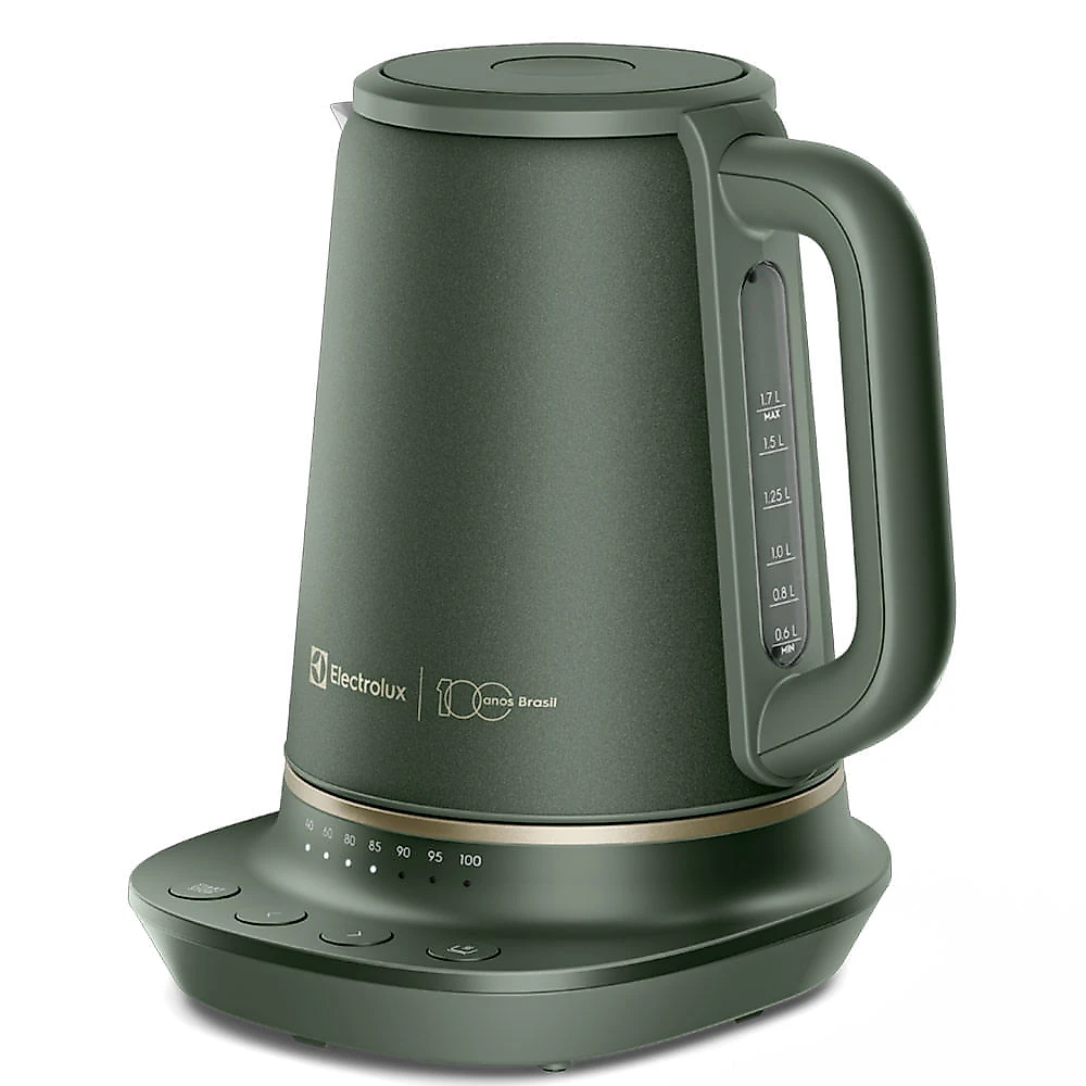 Chaleira Elétrica Electrolux 1,7L Verde Linha 100 Anos Celebre - EKP75 110