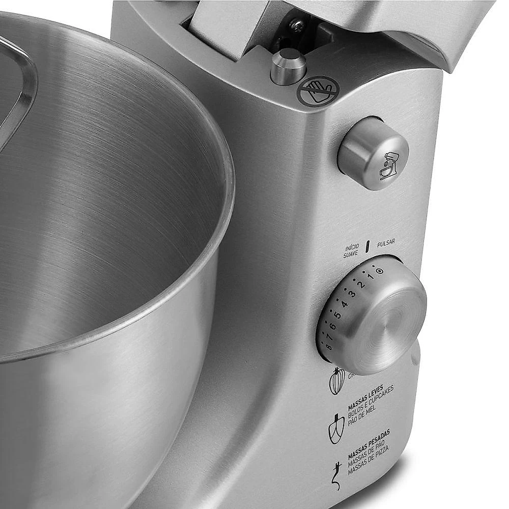 Batedeira Planetária Philco PBP1200P Turbo Inox 110V