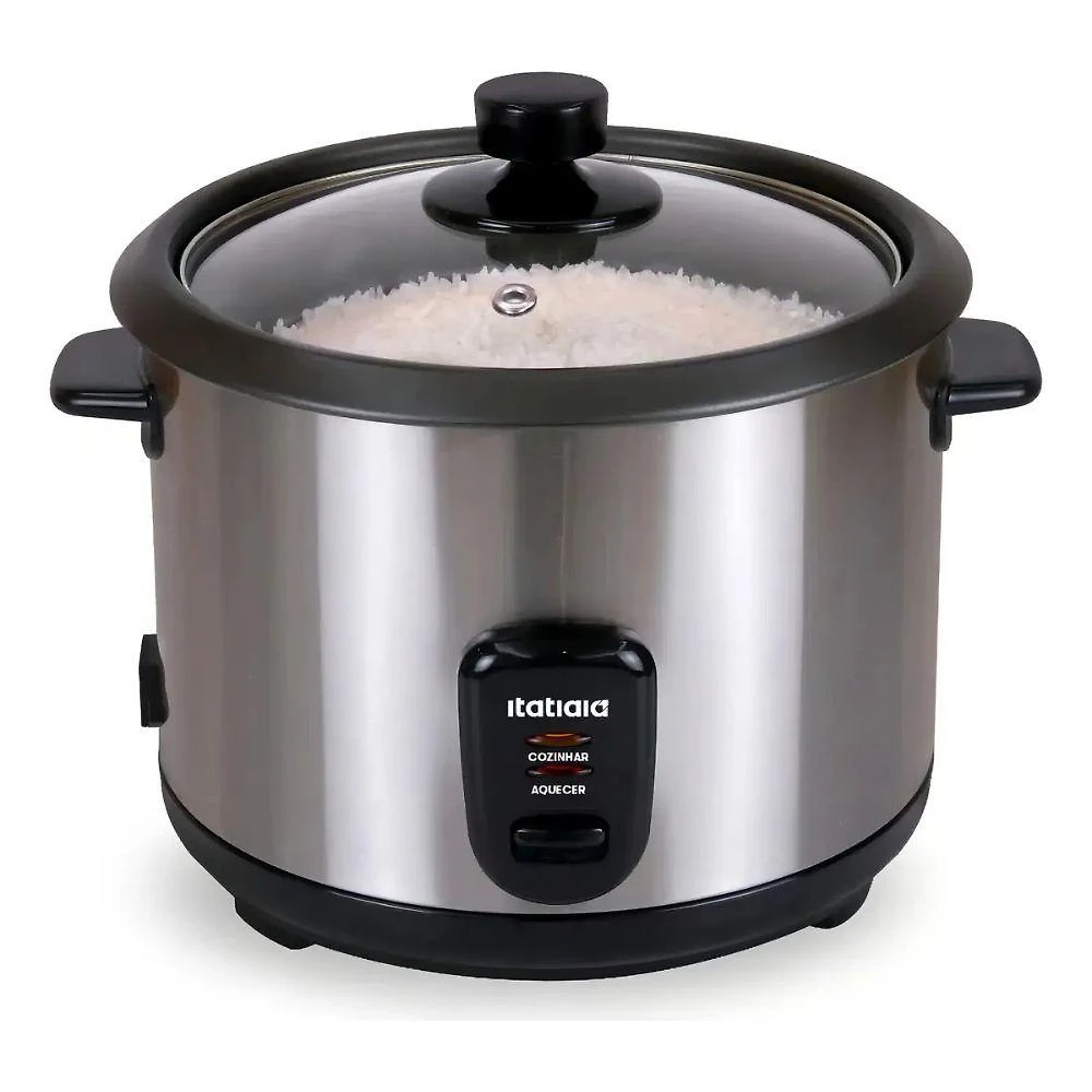 Panela de Arroz Elétrica Midi Itatiaia PAMID2001 1,5L 500W Inox 220V