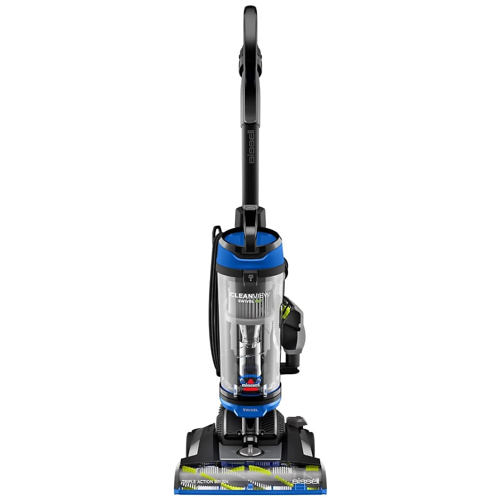 Aspirador Bissell CleanView Swivel com Escova Tripla, Rodas Giratórias, Extensor, Reservatório Fácil de Esvaziar, Sucção MultiCiclônica,