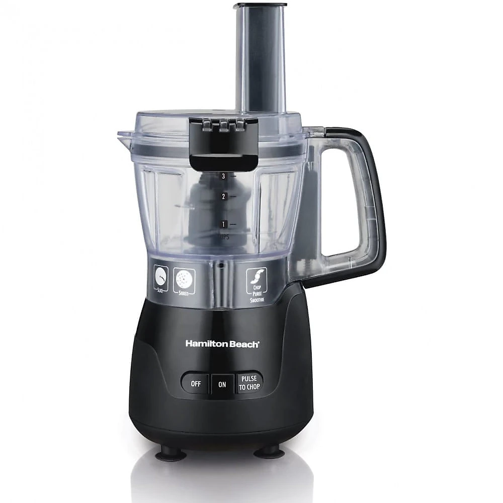 Hamilton Beach Processador de Alimentos Compacto 1 L Aço Inox 250W110V Preto