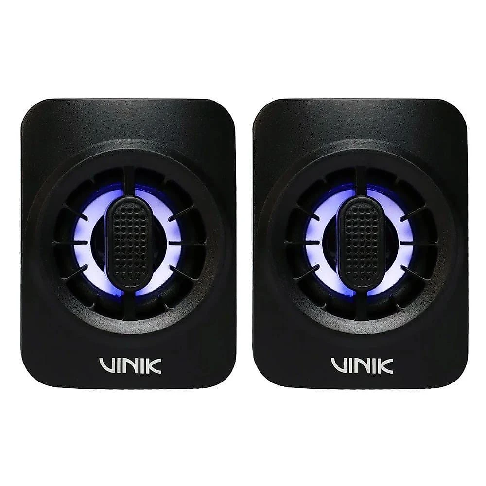 Caixa de Som Gamer Vinik Eclipse VSPKG6WEC 6W 2.0 P2 3,5mm e USB Preto