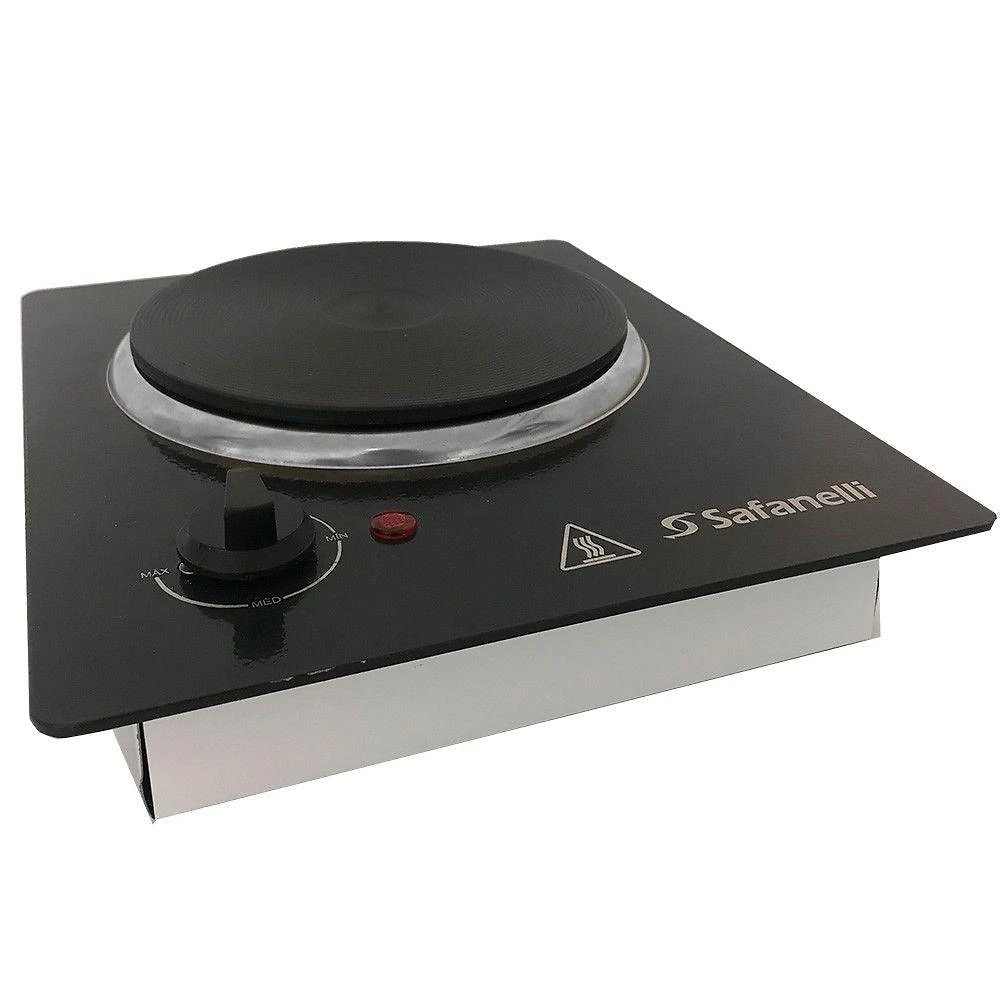 Fogão Elétrico de Embutir Gourmet 1 Placa Safanelli Preto 220v