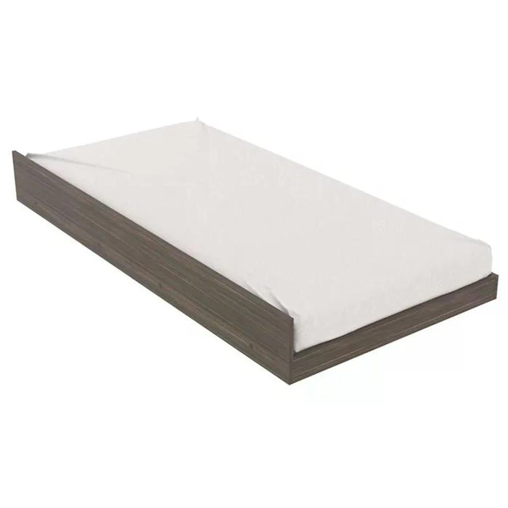 Cama Auxilar Solteiro Cm8008 Nogal Tecno Mobili Nogal