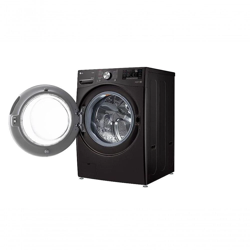 Lava e Seca LG Smart 18kg Black Inox com Inteligência Artificial AIDD™ WD18BV2S6B 127V
