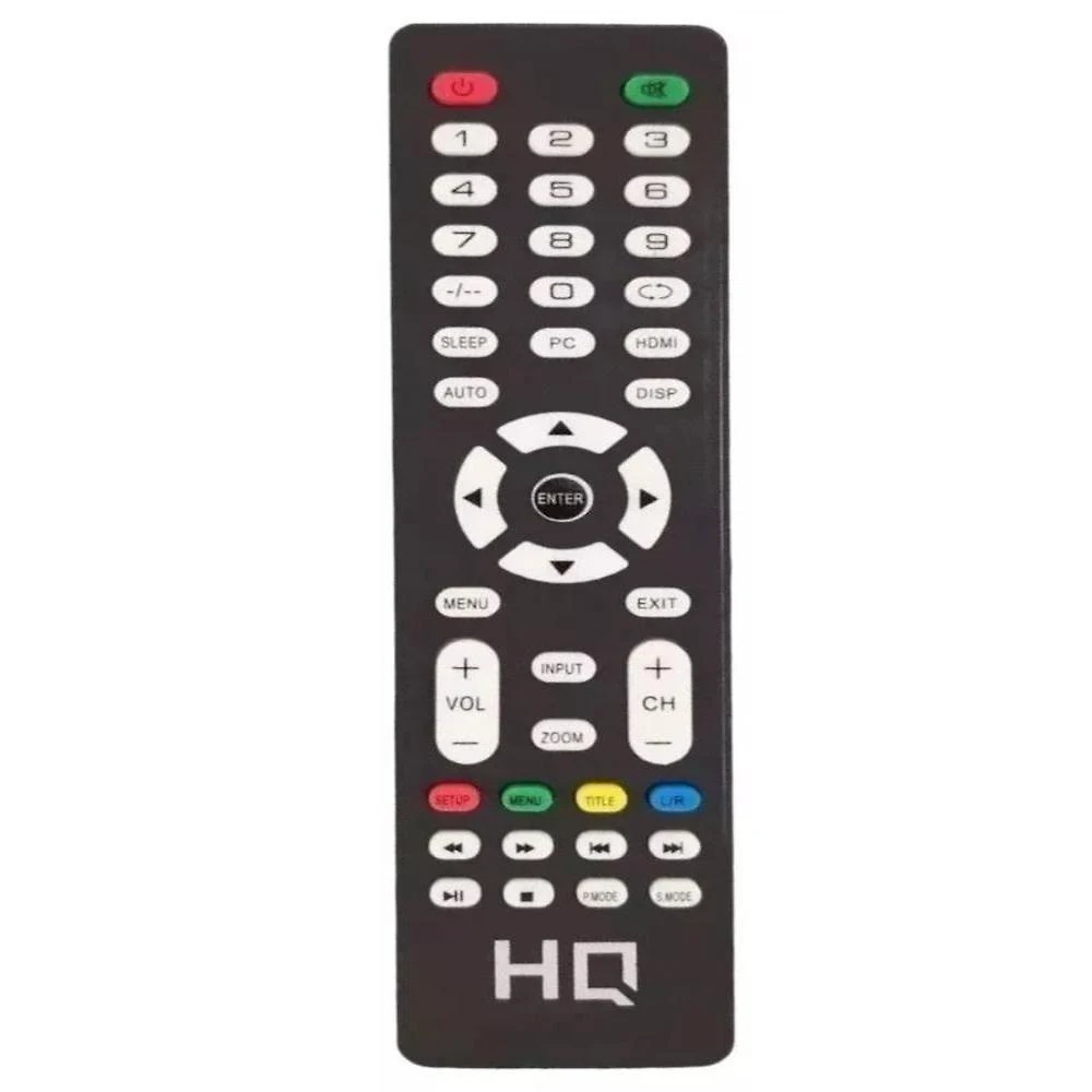 Controle Remoto para TV Lelong HQTV32HD - HQTV39HD Compatível com Tvs Hqtv HQ Led Alimentação 2