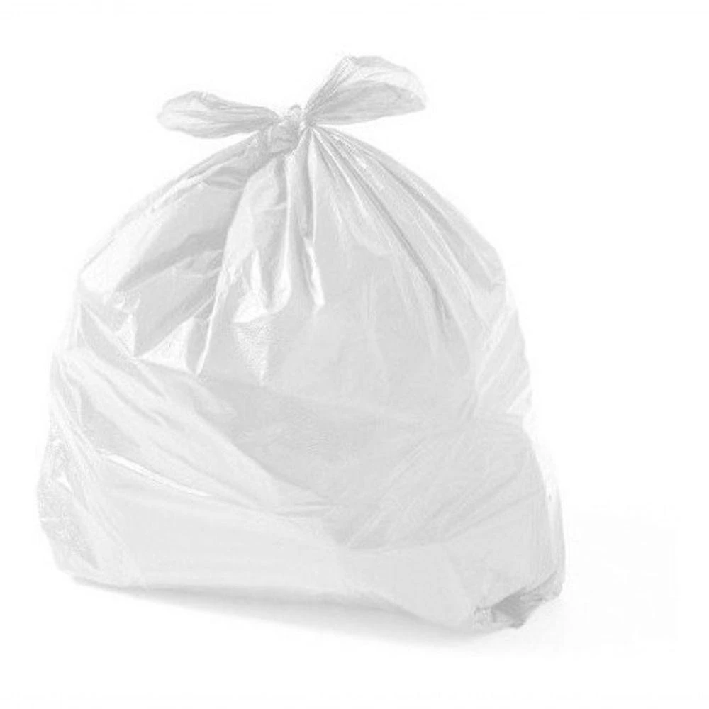 Saco para Lixo 40 Litros 100 Unidades Super Econômico e Resistente Branco Higipack