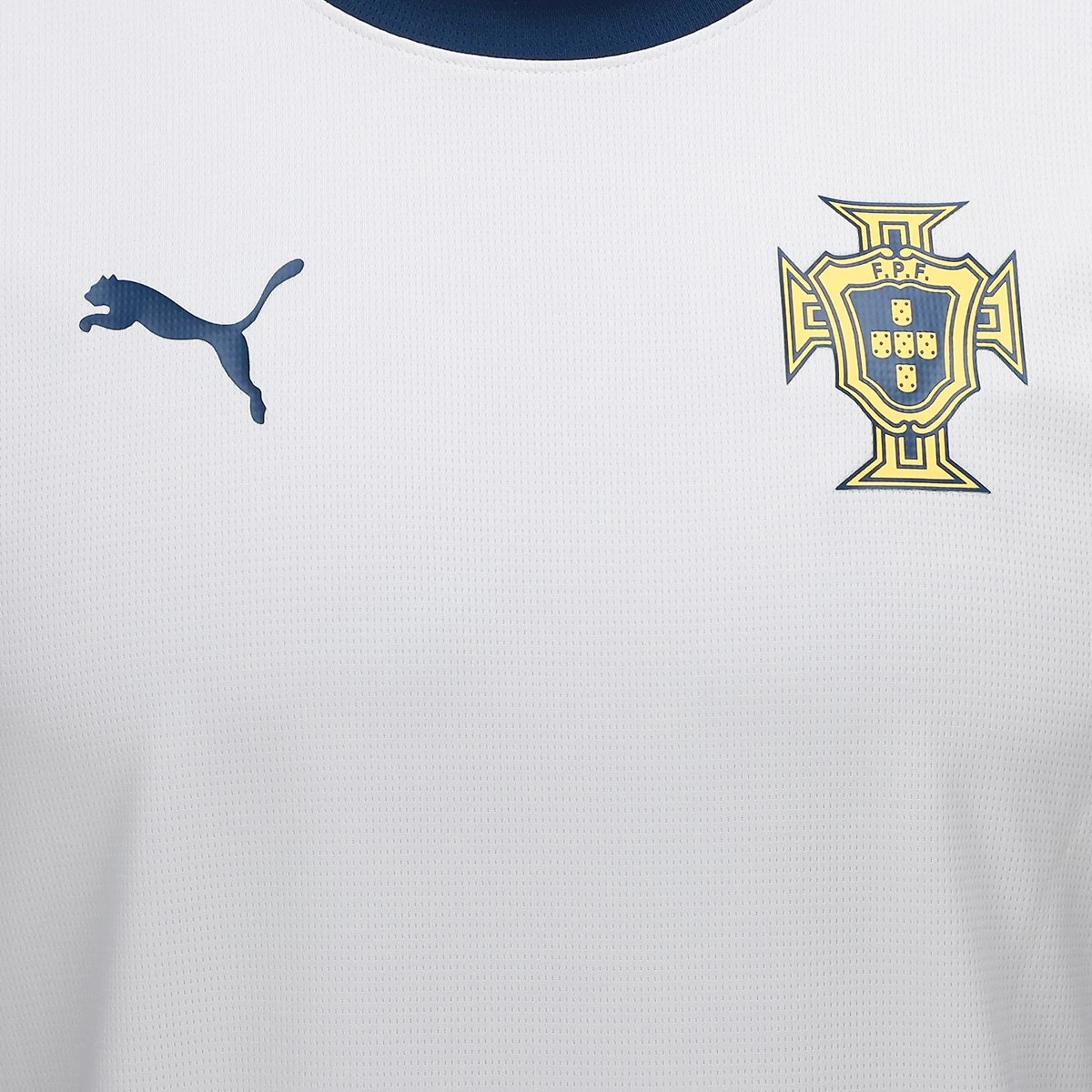 Miniatura Camisa Seleção Portugal Treino 25/26 s/n Torcedor Puma Masculina Bege - EGG