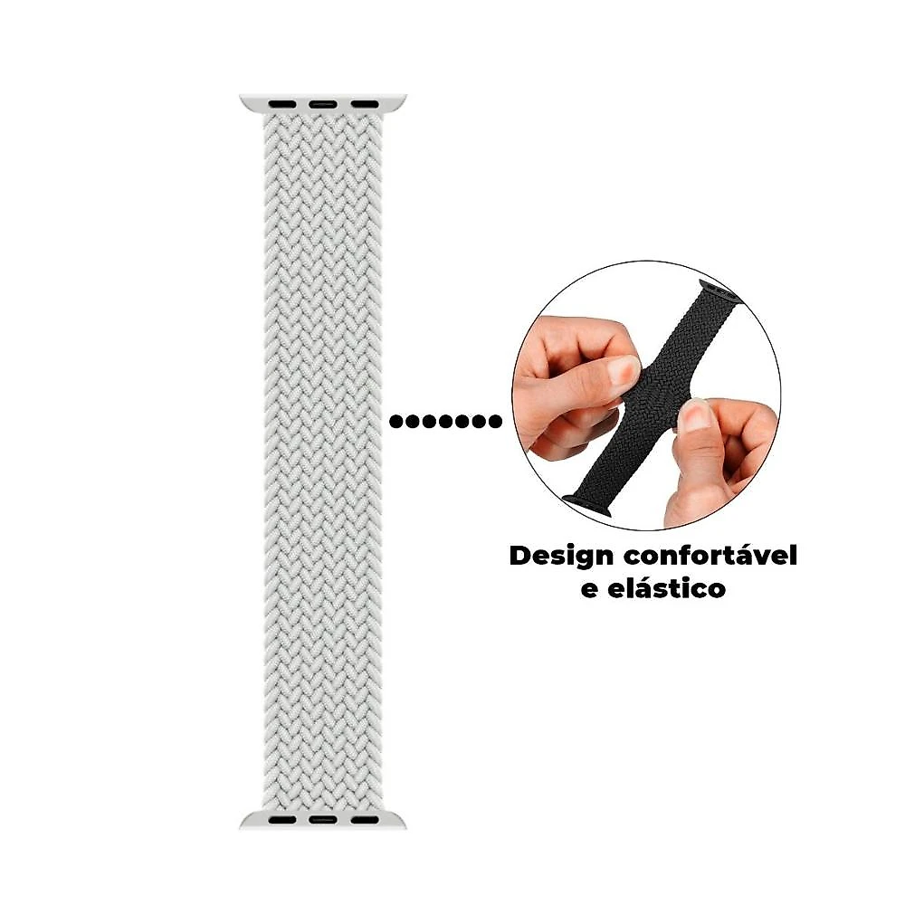 Pulseira para Apple Watch 38 / 40 / 41MM Armor Loop - Branca - Gshield