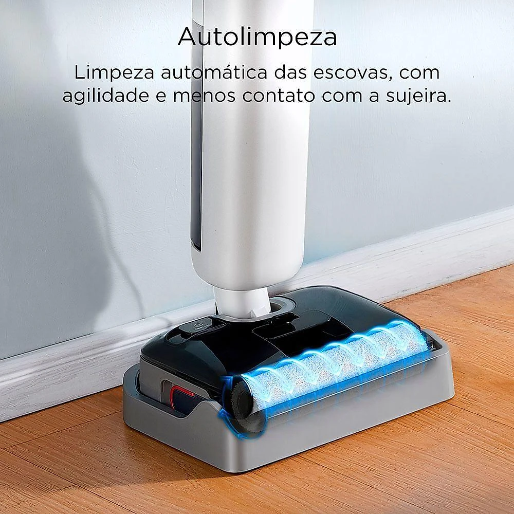 Aspirador de Pó Vertical sem Fio 3 em 1 Midea MVF200BTA-WHBR 200W 600ML Branco Bivolt