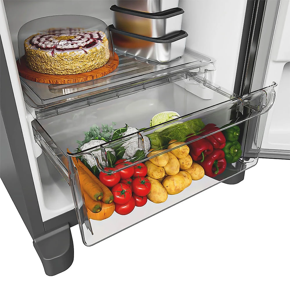 Geladeira Consul CRM44MK Duplex 377 Litros Tecnologia Inverter Frost Free Inox - 220V
