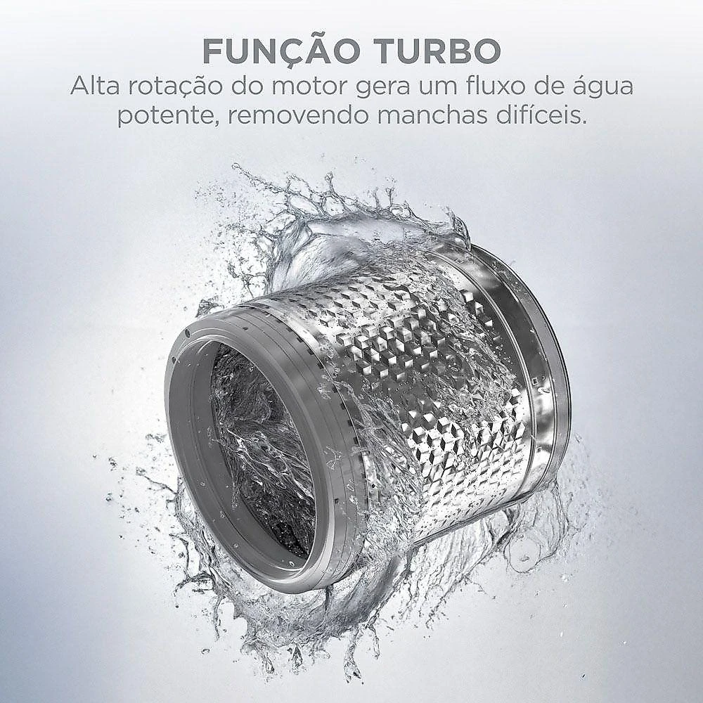 Lavadora de roupas lava e seca midea 11kg 220v titanium mf201d110wb/gk-02