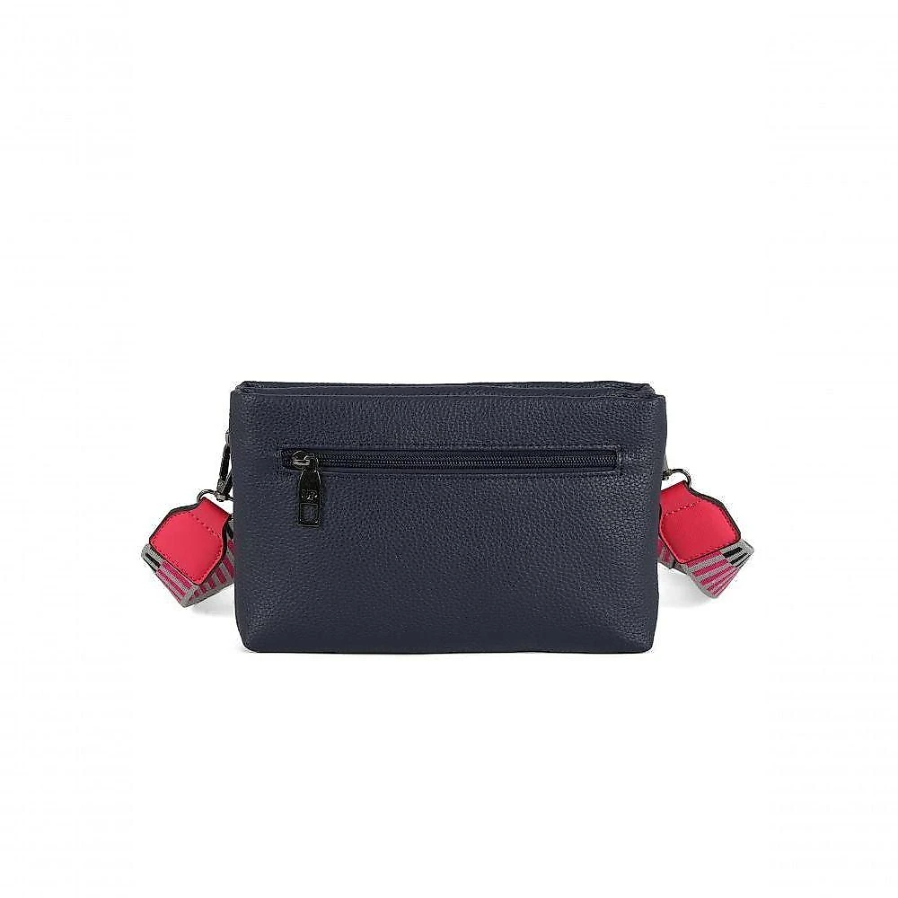 Bolsa Feminina Transversal Up4you BS78827UP em PU Azul Escuro Pequena para Público Feminino