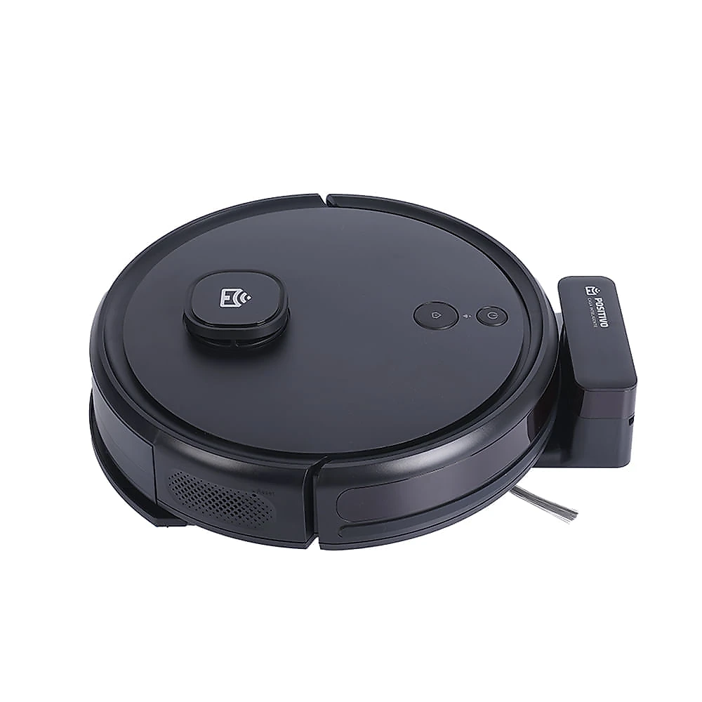 Smart Robô Aspirador Wi-Fi Autolimpante PRA2000 Positivo Casa Inteligente - Aspira/Passa Pano/Volta à base - Mapeamento