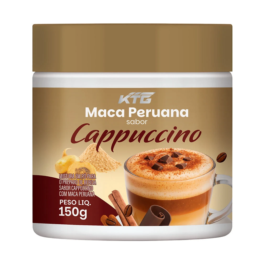 Maca Peruana em Pó KTG Sabor Cappuccino 150g