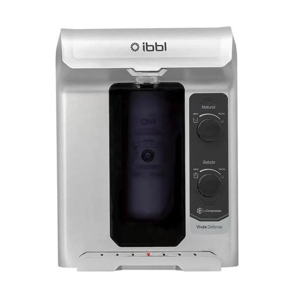 Purificador de água ibbl viváx defense com compressor prata 220v