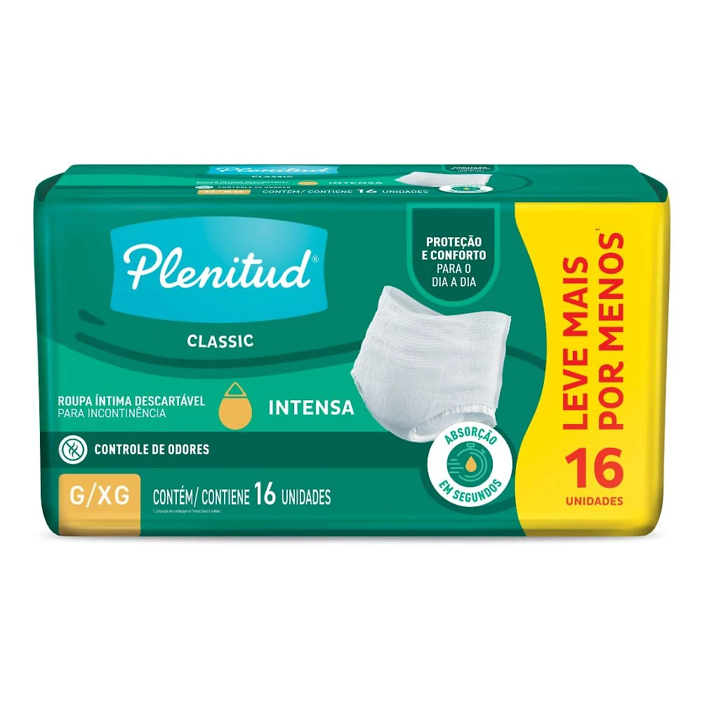 Roupa Int Plenitud P.classic G/xg C/16