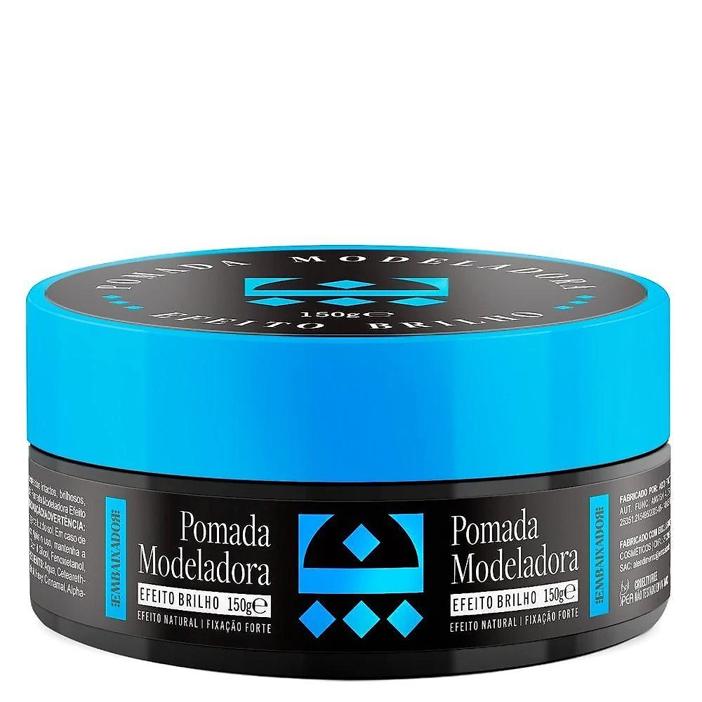 Kit Pomada Efeito Seco + Efeito Brilho Embaixador 150G
