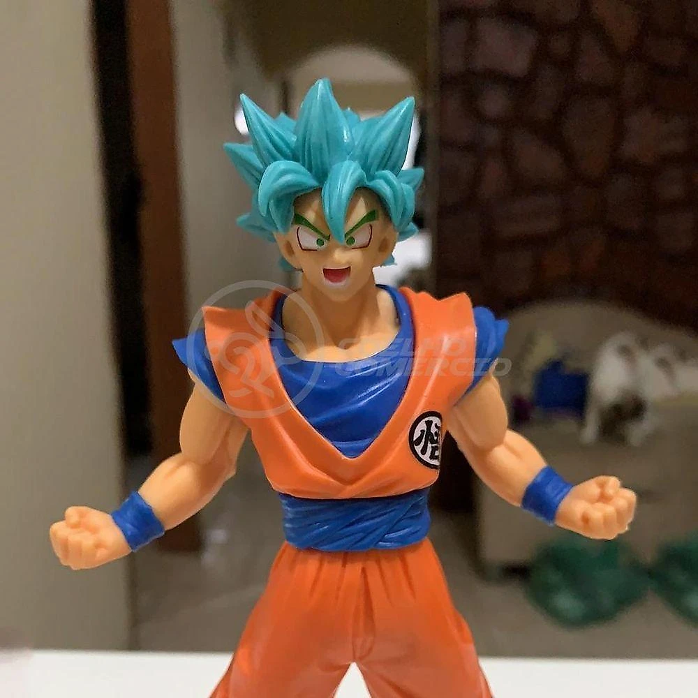 Boneco Goku Super Sayajin Blue Dragonball Z Super - 18Cm