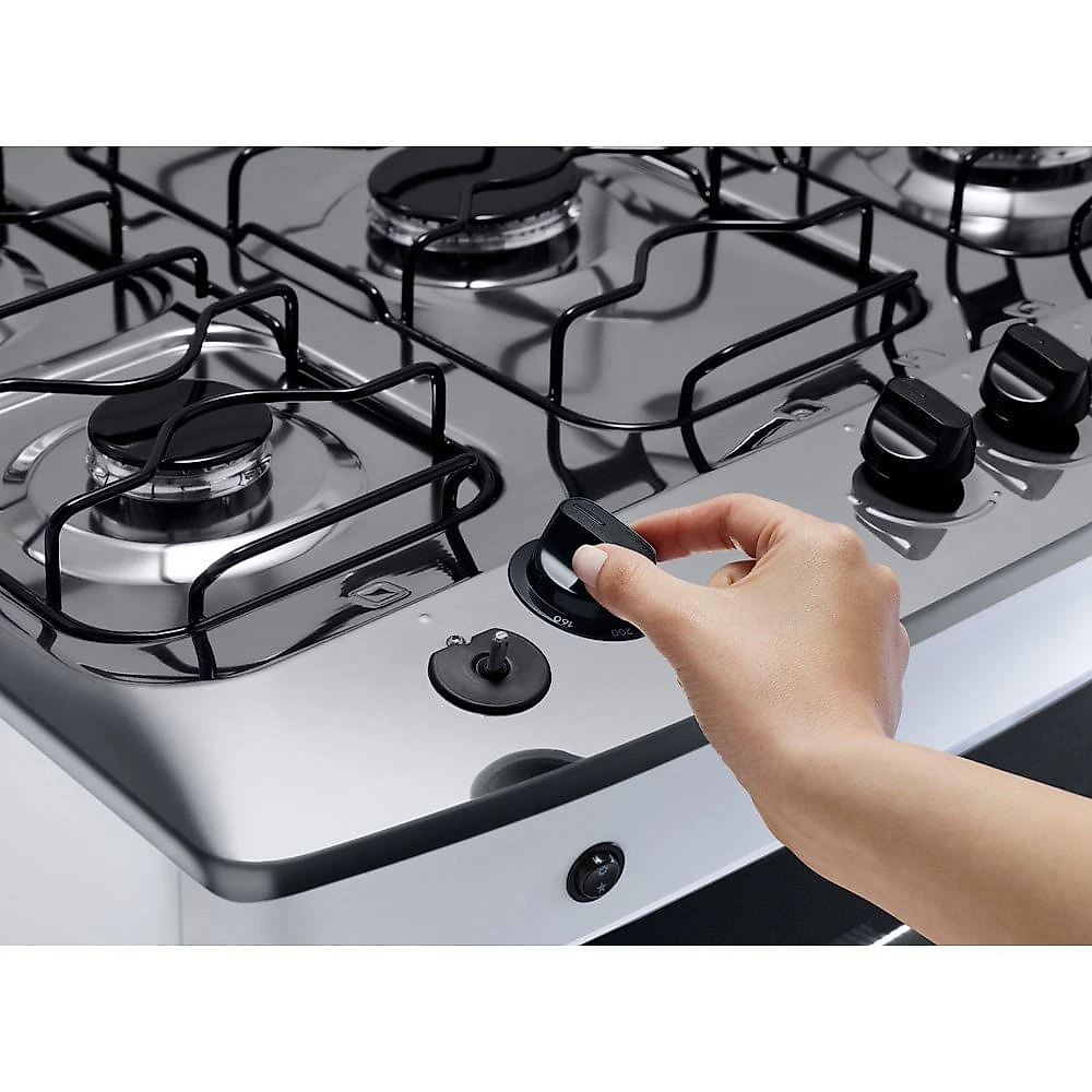 Fogão a Gás de Piso 5 Bocas Consul Mesa em Aço Inox CFS5NAB Branco - Bivolt