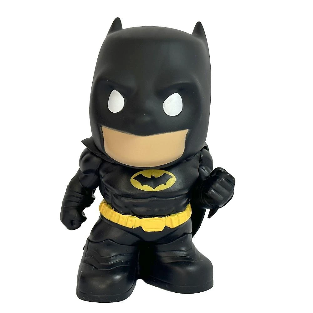 Boneco ooshies  dc comics colecionável - black suit batman