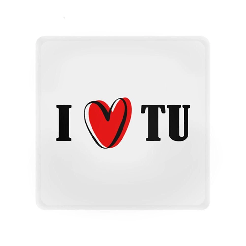 Luminária Box Slim I Love Tu com Luz Difusa e Alimentação USB Bivolt 20CM