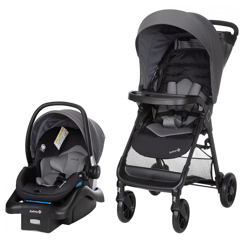 Carrinho de Bebê com Cadeira para Carro OnBoard 35 LT Safety 1st, Vermelho