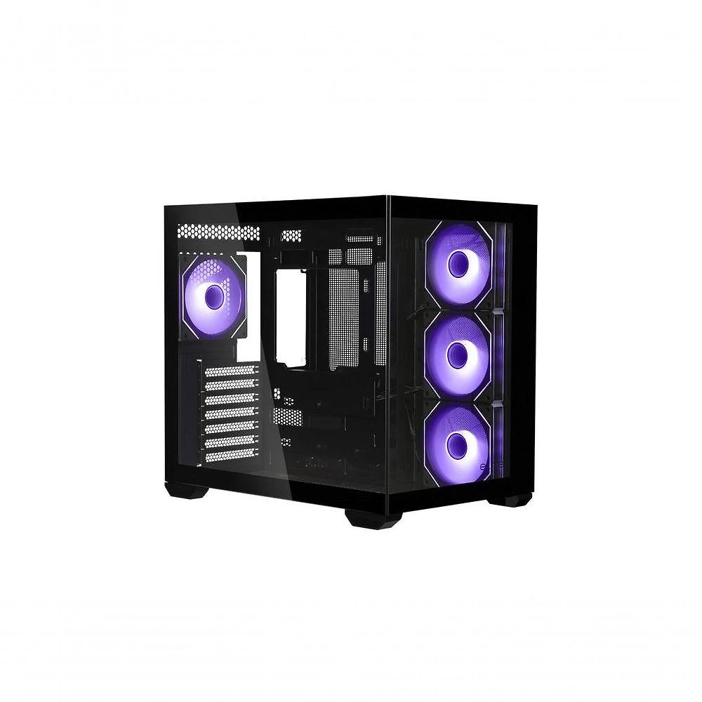 Gabinete Cooler Master Elite 681 Aço e Vidro Temperado Preto 4 Fans ARGB
