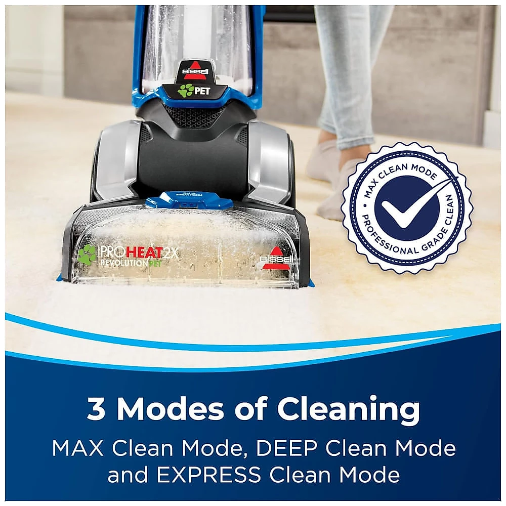 Extratora e Higienizadora de Carpetes e Estofados, Elimina Manchas e Odores, 110V, BISSELL ProHeat 2X, Azul 110v