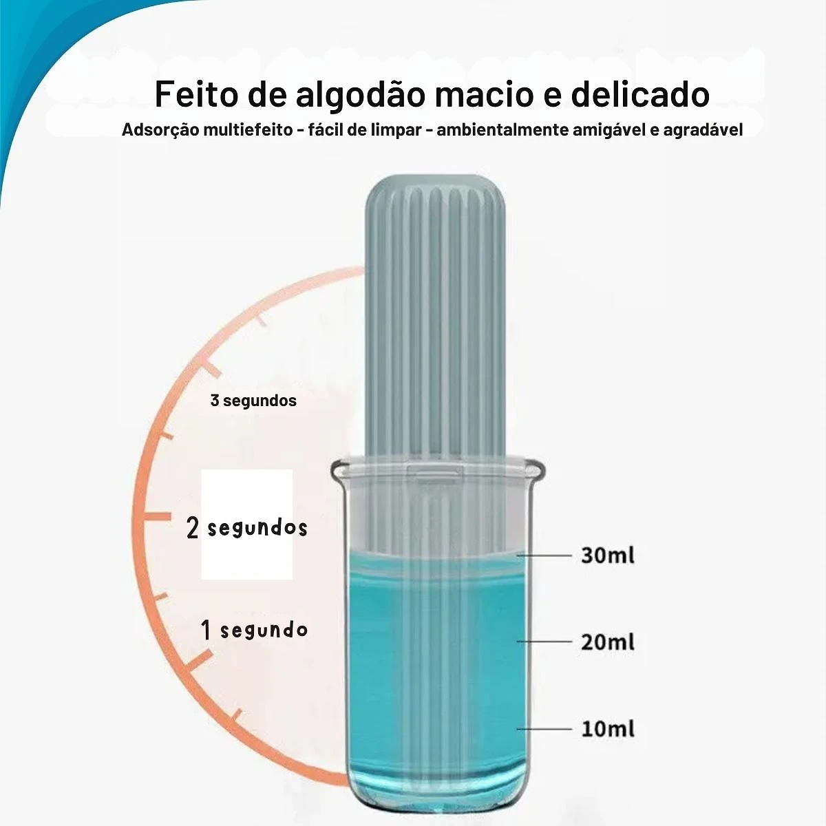 Miniatura Mop Limpeza Mini Dobrável Vidro Espelho Ajustável Presente