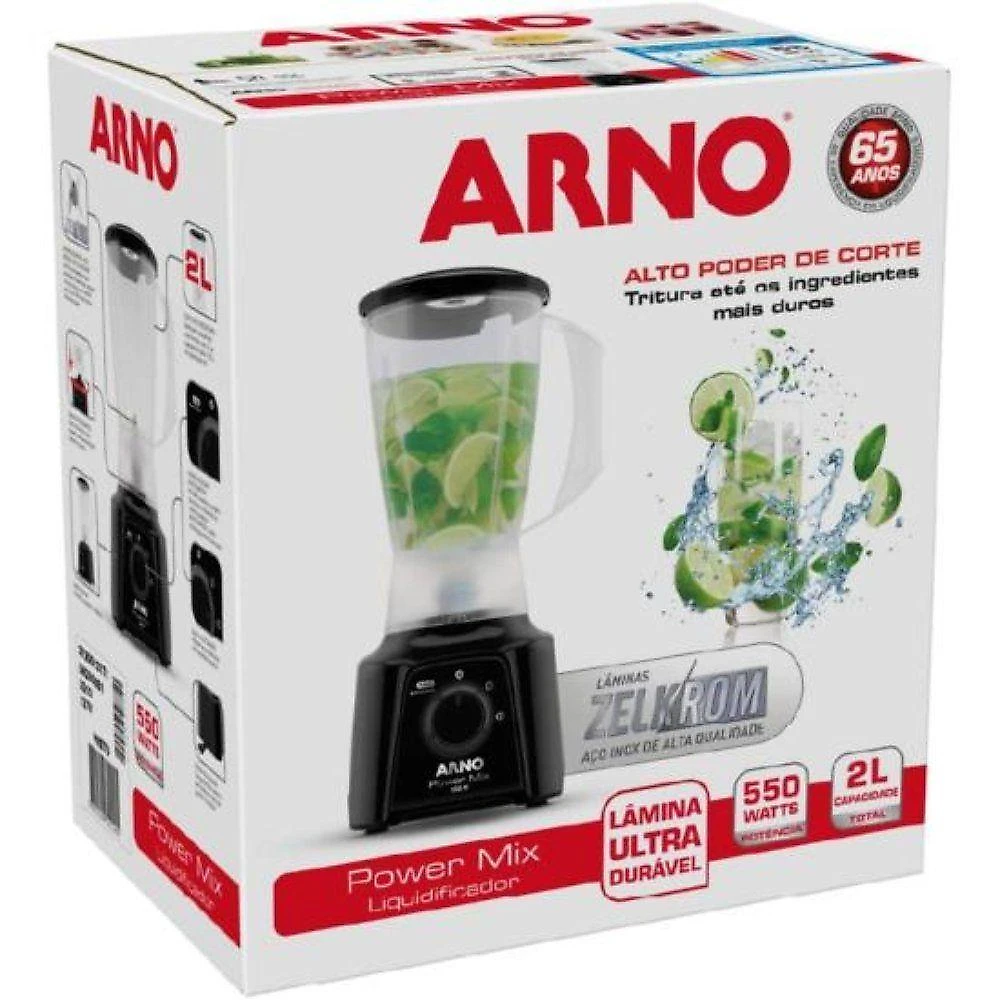 Liquidificador Arno Power Mix 550w Preto 110V