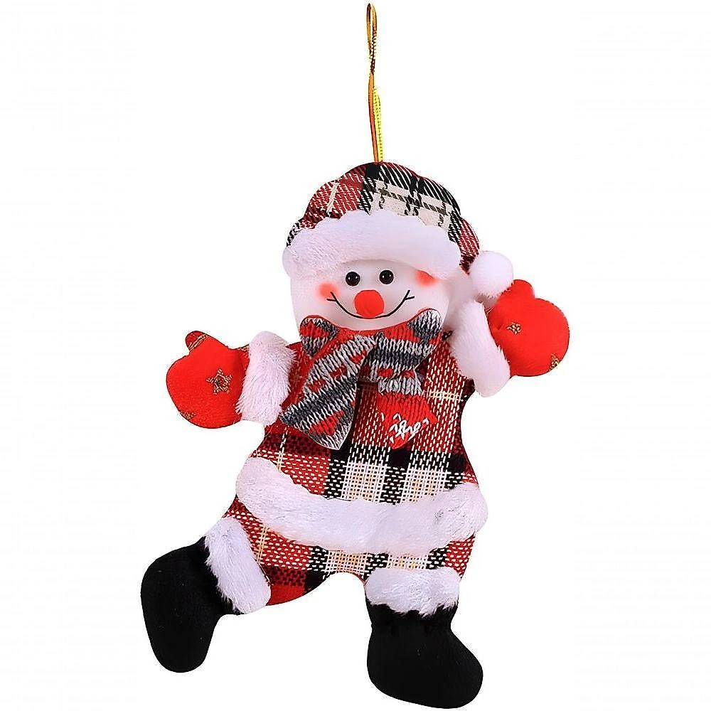 Kit 8 Pendentes árvore De Natal Noel Urso Neve Rena 18cm