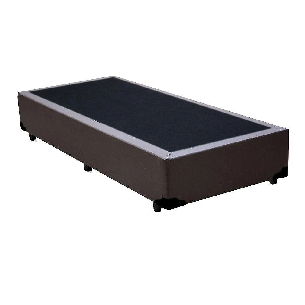 Cama Box Solteiro Extremo Reforçado Sintético King Design Marrom 88x188x40