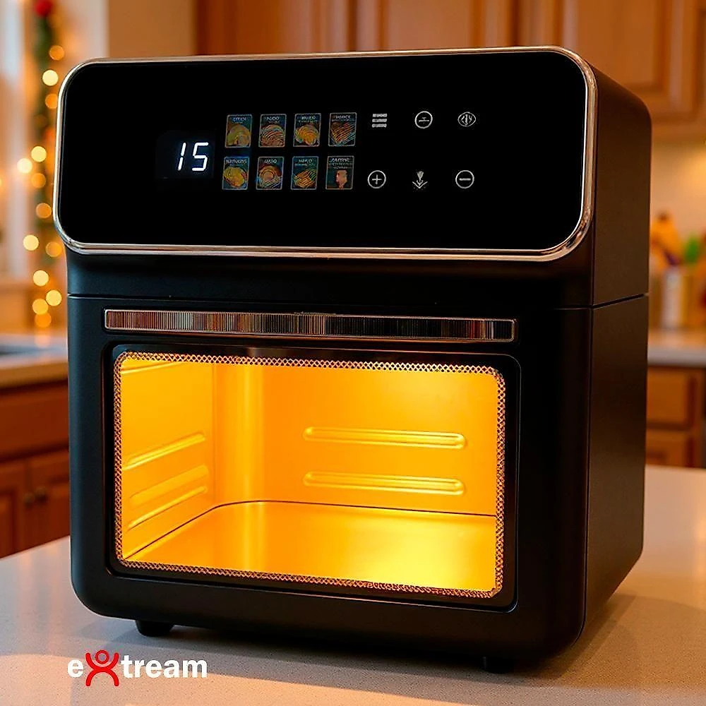 Forno Elétrico Air Fryer sem Óleo Extream AFEX05LJ100 10L 1400W Digital Prata 110V