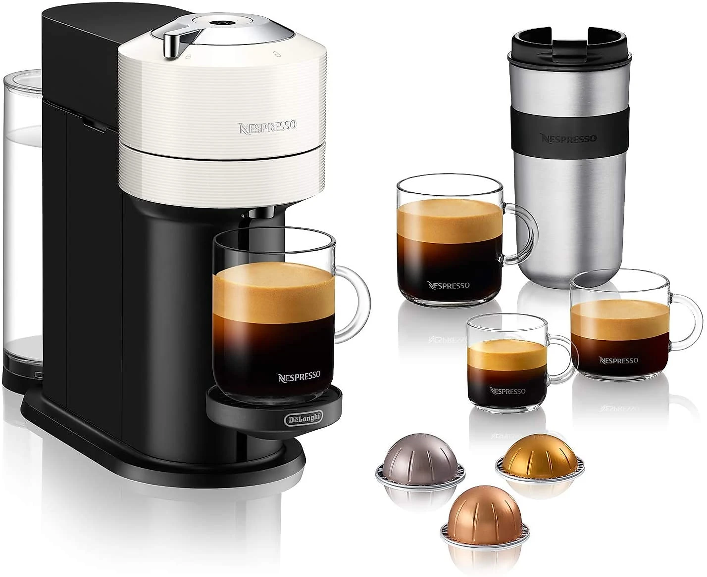 Nespresso Vertuo by DeLonghi Máquina de Café Expresso 05L 1 260W110V Branca