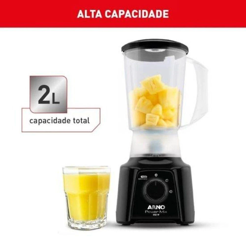 Liquidificador Arno Power Mix 550w Preto 110V
